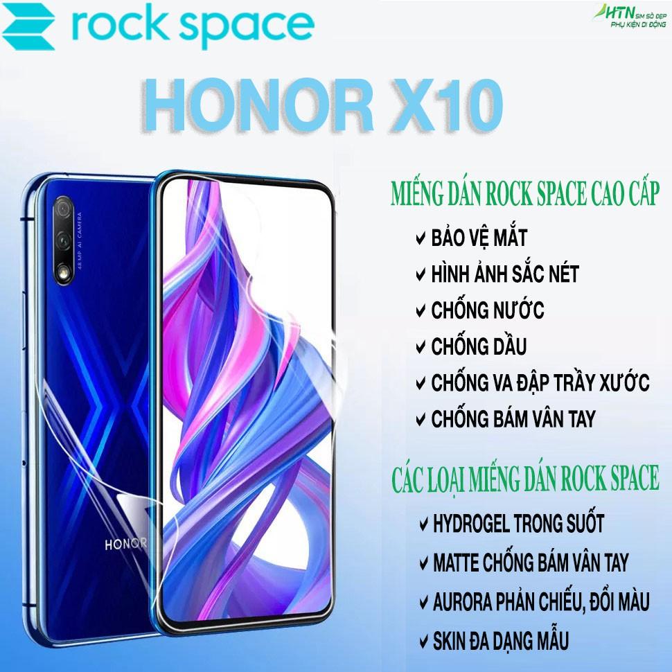 Miếng dán màn hình Rock Space cho điện thoại Honor X10, dán mặt sau lưng điện thoại cao cấp hydrogel-trong suốt/ matte-chống vân tay bảo vệ mắt, tự phục hồi vết xước nhỏ - Hàng chính hãng