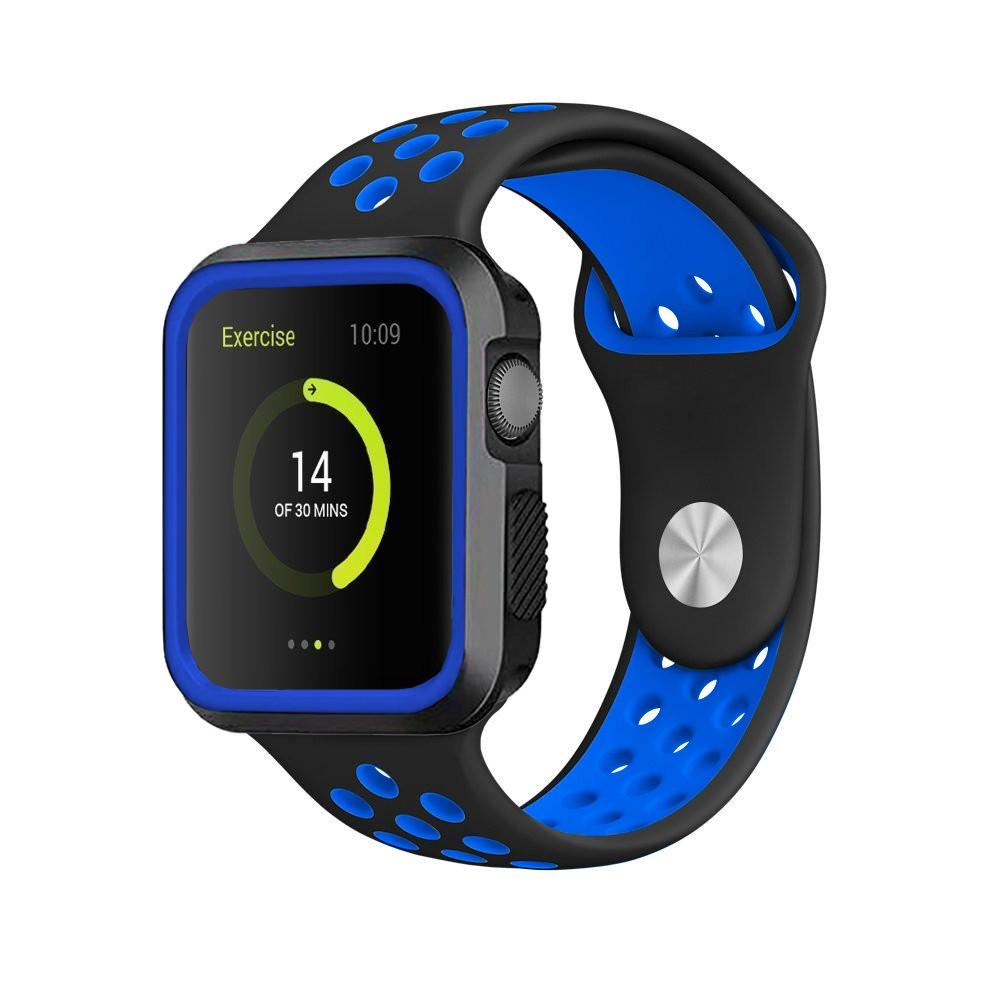 Khung Silicone chống sốc bảo vệ cho mặt đồng hồ Apple Watch Series1/2/3 38mm/42mm