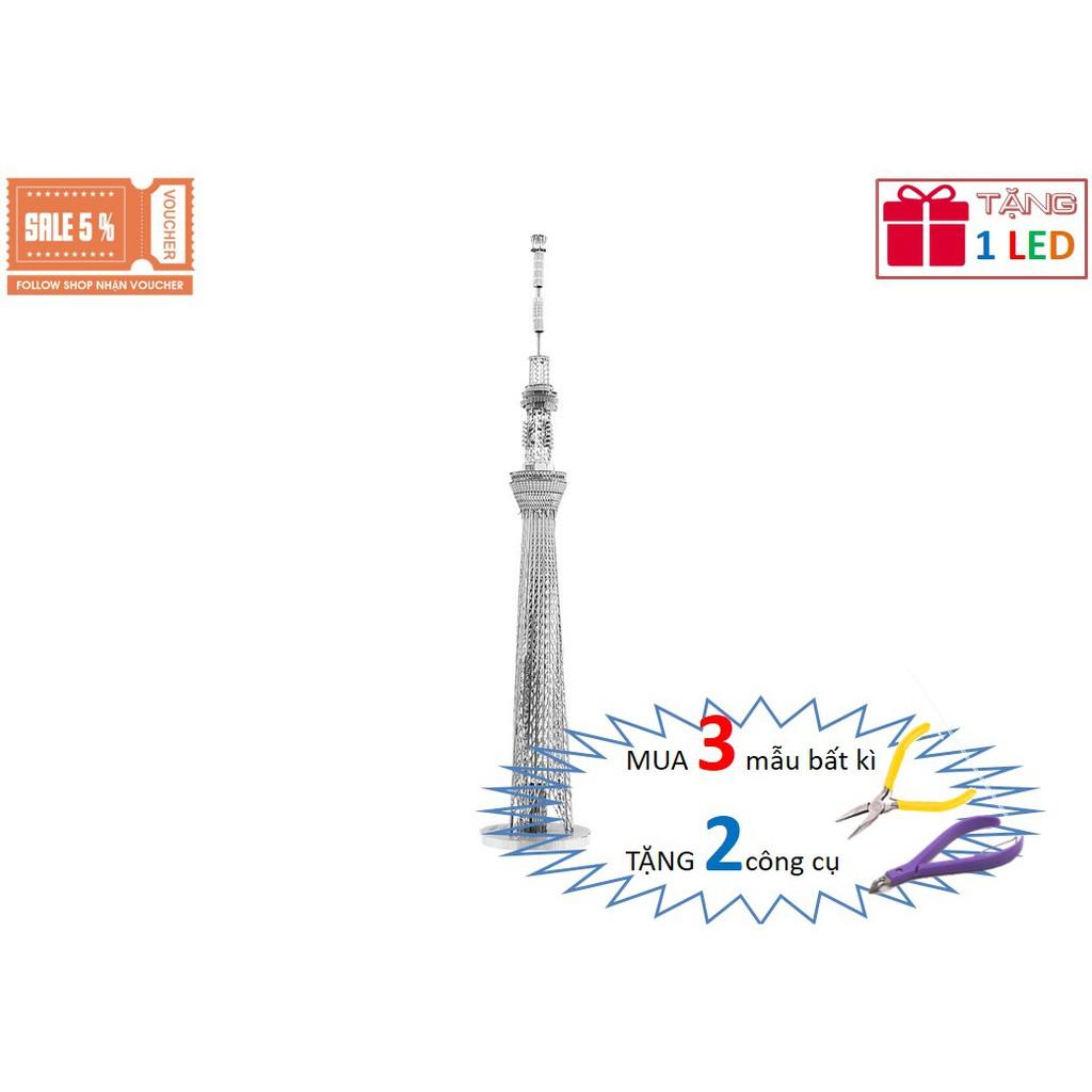 Tháp truyền hình quan sát Tokyo Skytree cao 19cm bằng kim loại  Quà Tặng  Độc Đáo