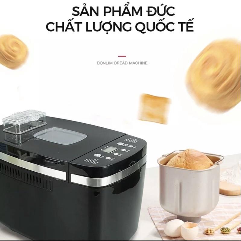 Günter & Hauer Máy làm bánh mì dung tích 3LBS Công suất 850W Máy Làm Bánh Mì Đa Năng Hoàn Toàn Tự Động BM800 - Hàng chính hãng