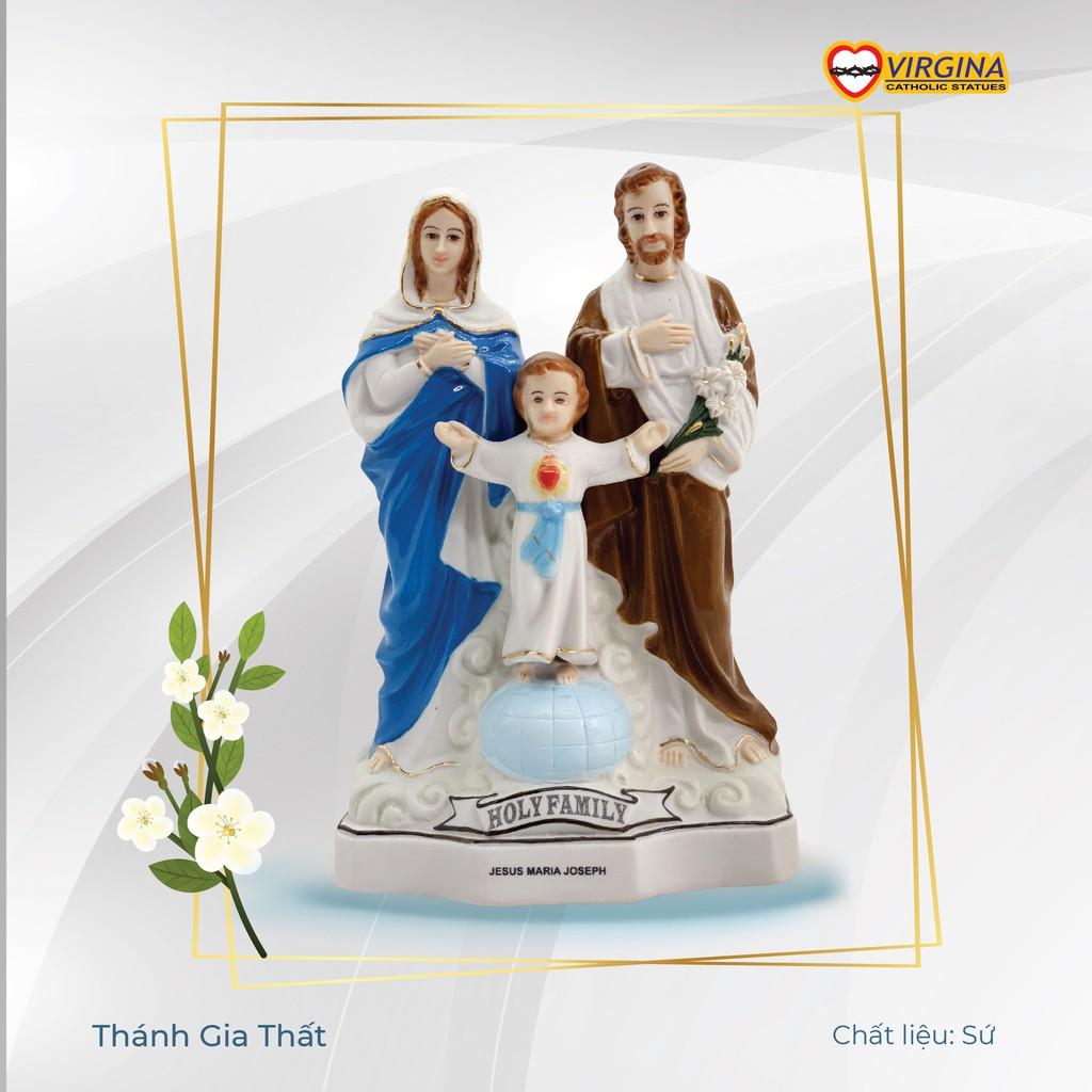 Tượng sứ - Thánh Gia Thất 15cm