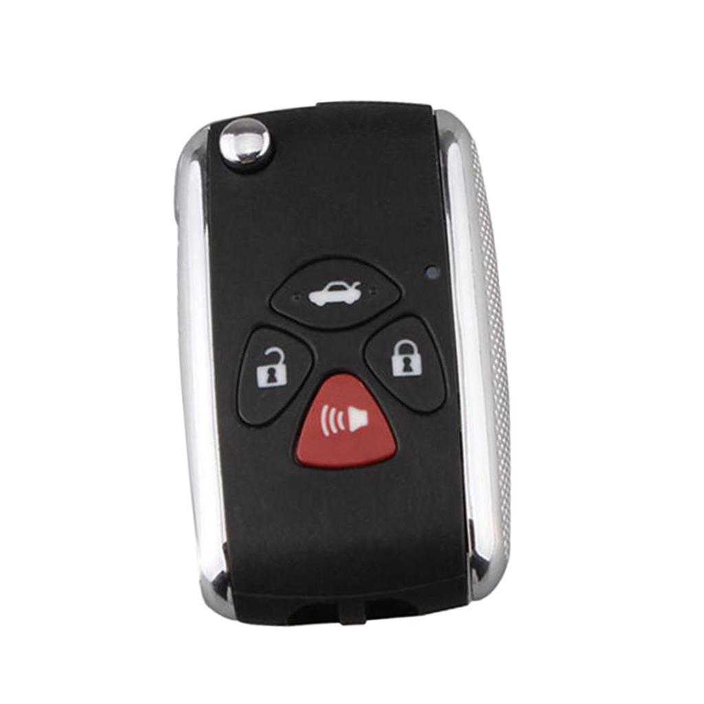 4 Buttons Remote Fob Key Case Shell for