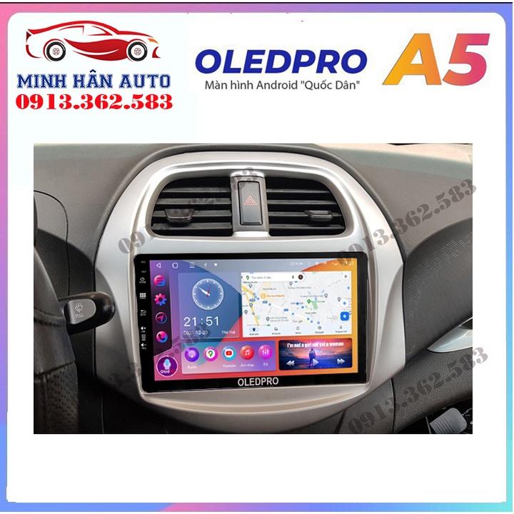 Bộ màn hình OLEDPRO A5, A3 cho xe CHEVROLET SPARK 2018-2019, trọn bộ màn hình, mặt dưỡng,dây nguồn theo xe