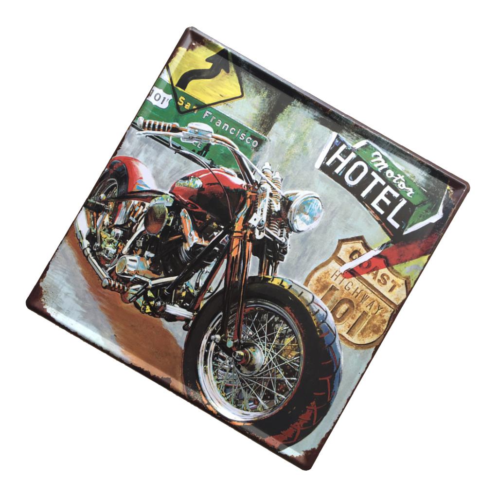 30cmx30cm Vintage Metal Tin Sign Plaque Wall Art Poster Cafe Bar Pub
