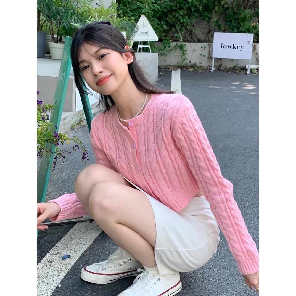 Áo KHOÁC len nữ cardigan dệt kim croptop VẶN THỪNG phối nhiều kiểu sang trọng