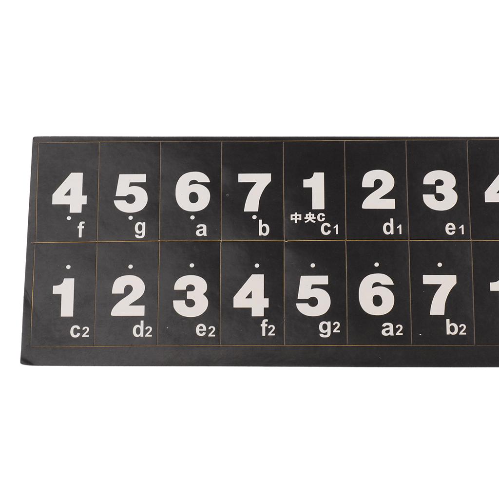 37 Phím Đàn Melodica Kèn Pianica Note Nhãn Dán Decal cho Người Mới Bắt Đầu Học Sinh Sinh Viên