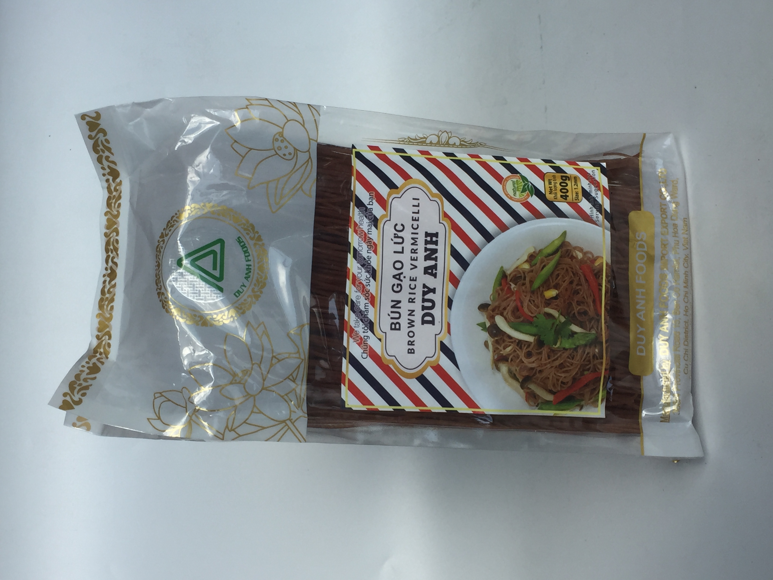 Bún gạo lứt / Bún lức ăn kiêng / Hữu cơ / Huyết rồng / Thực dưỡng/Duy Anh /Hoàng minh/ gói 400G