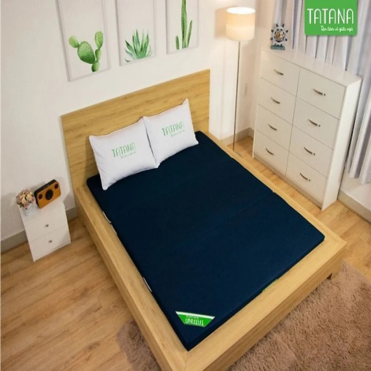 Nệm Bông Ép Gấp 3  Cao Cấp TATANA 