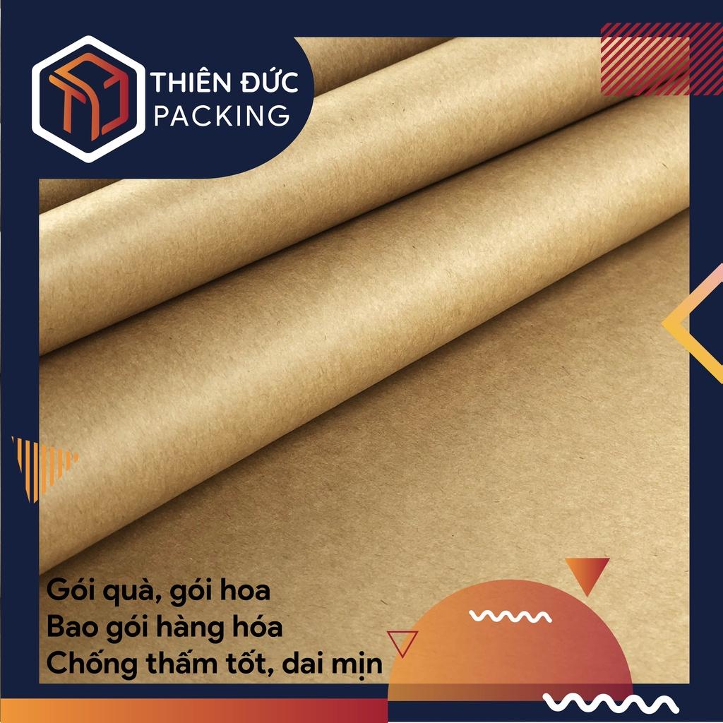 100 tờ giấy xi măng kraft nâu Nhật 102x73cm loại dày và dai dùng bọc gói hàng, bao tập, cắt rập may