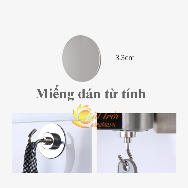 Bộ 2 móc treo nam châm cực mạnh