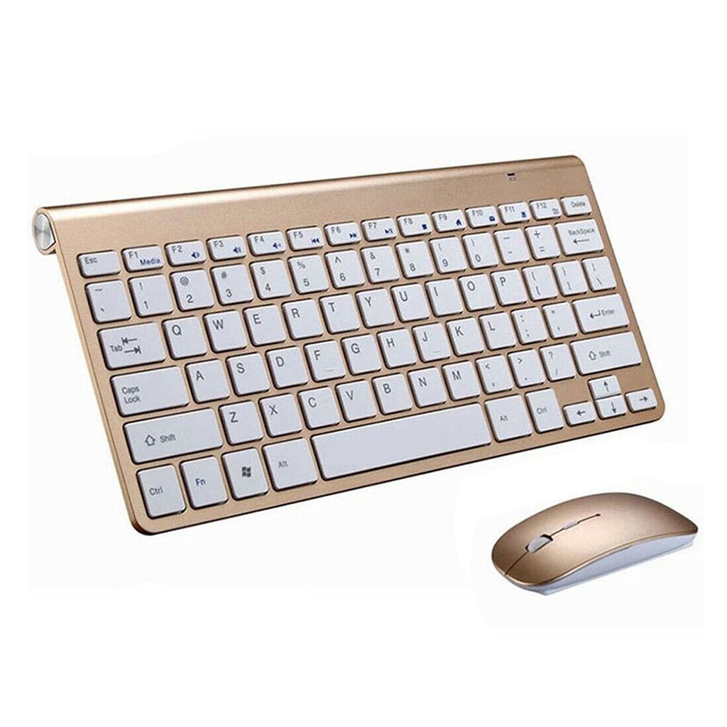 Mini Wireless Keyboard Mouse Set Waterproof 2.4G for PC Laptop