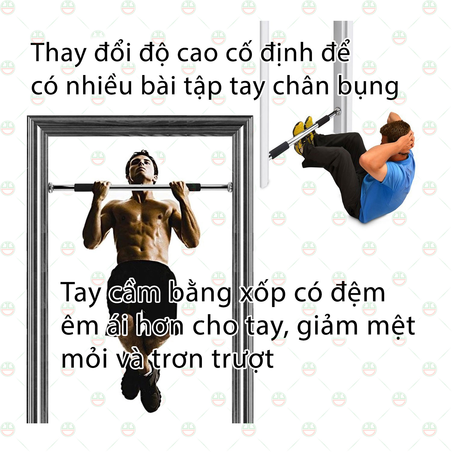 [Chắc Chắn] Thanh Tập Xà Đơn KhoNCC Hàng Chính Hãng Treo Gắn Tường Phù Hợp Các Loại Khung Cửa - Tập Luyện Bất Kỳ Sức Khỏe Dồi Dào - KDHS-467-XDTT