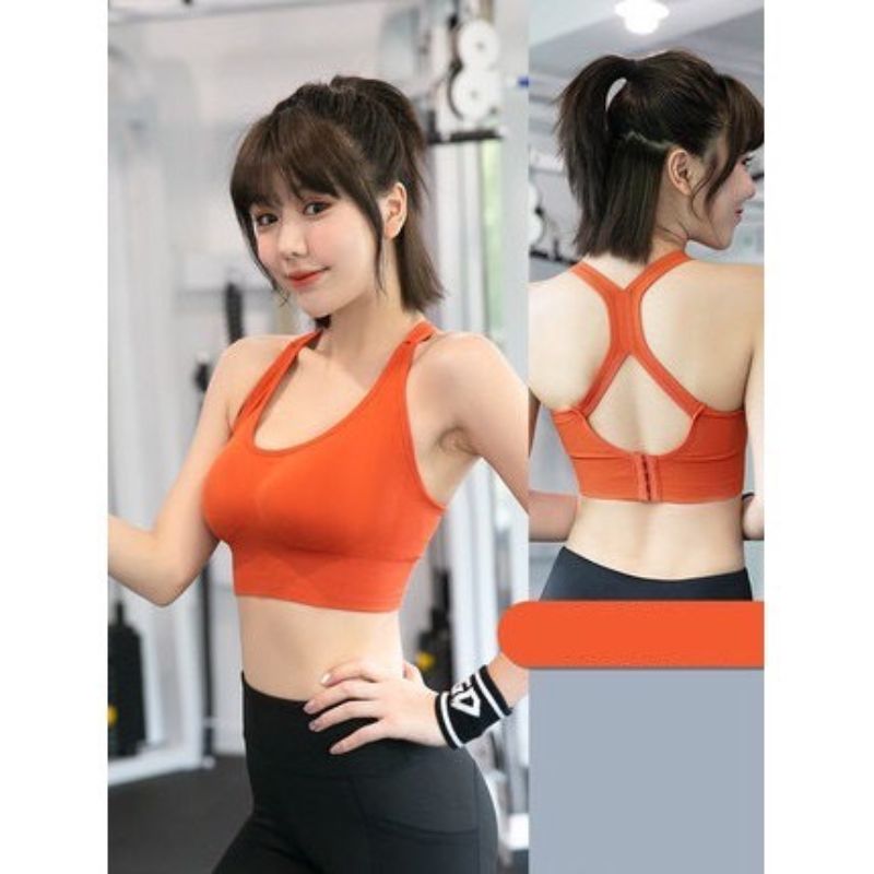 Áo tập Gym, Yoga, Thể Thao Nữ Croptop Bra Sẵn Lót Ngực A01