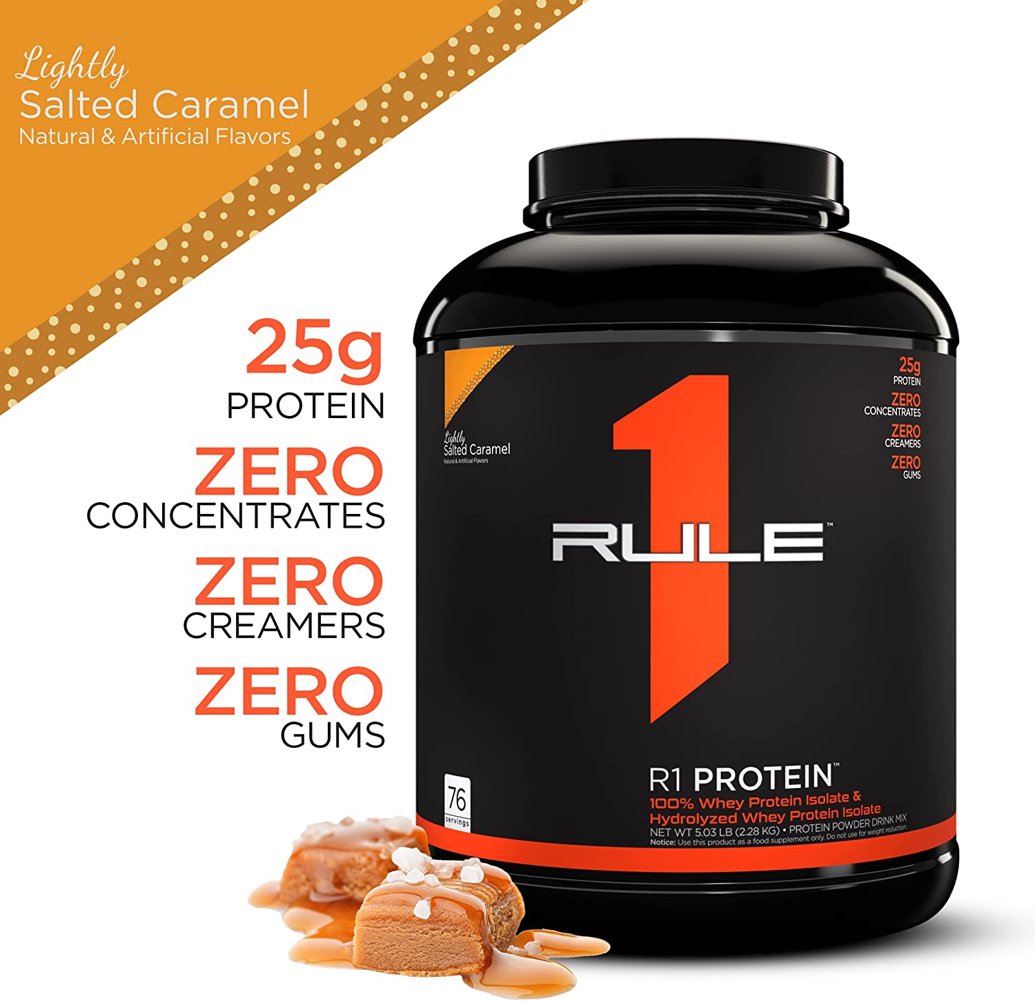 Rule 1 Protein 5Lbs (2.27kg)  Whey Rule 1 Isolate Hỗ trợ tăng cơ giảm mỡ