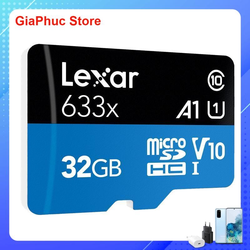 Thẻ Nhớ Lexar 633x micro SDHC UHS- có Adapter 32GB 100mb/s - Hàng Chính Hãng