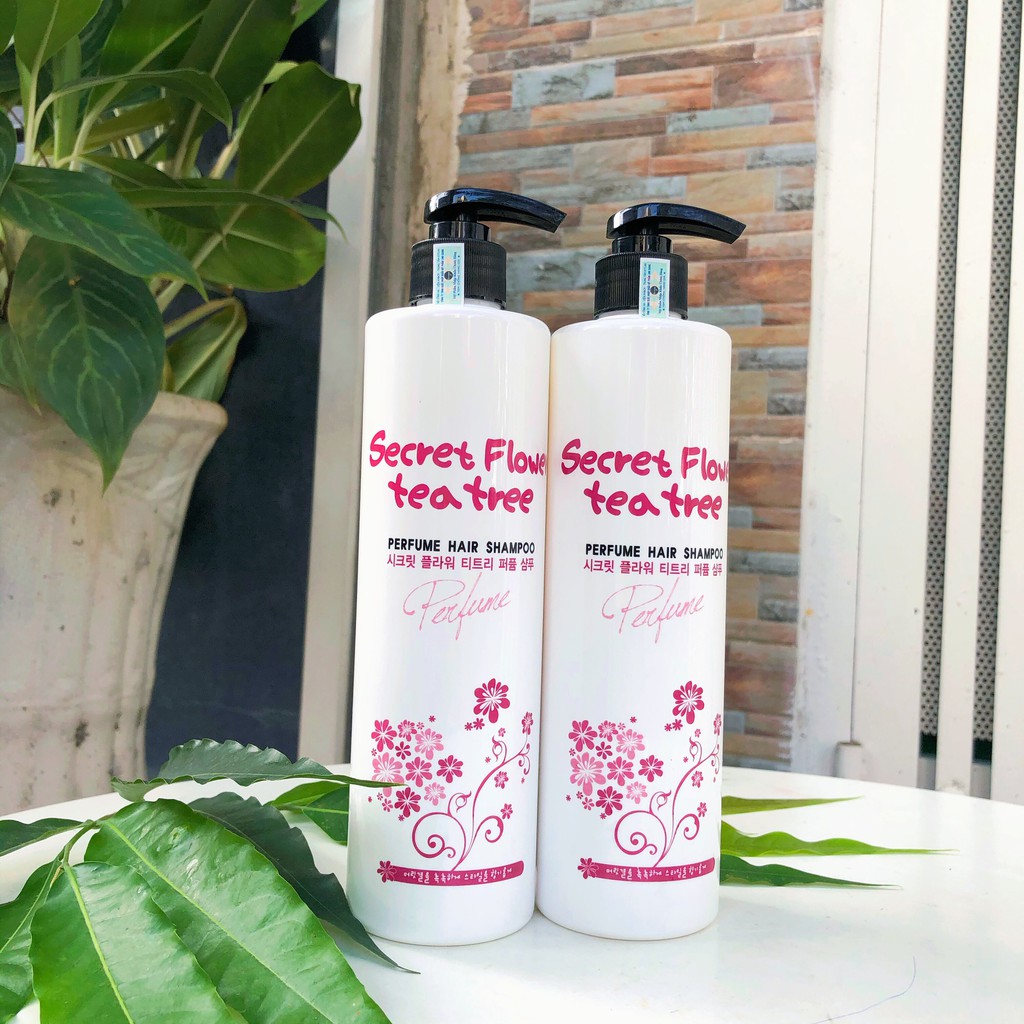 Dầu Gội Phục Hồi Hương Hoa BOSNIC 500ML-Secret Flower Tea Tree Perfume