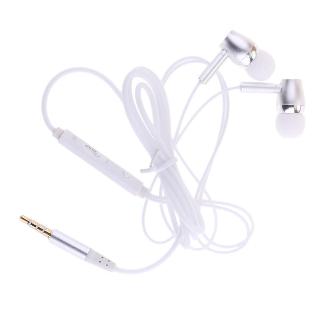Metal Luminous Headphones Earphone Headset In-Ear Earbud for Phones