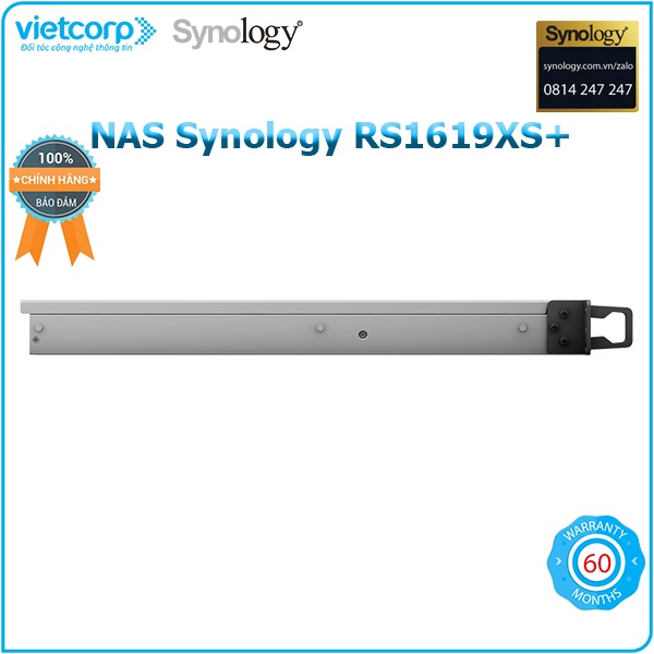 Thiết bị lưu trữ mạng NAS Synology RS1619XS+ - Hàng Chính Hãng