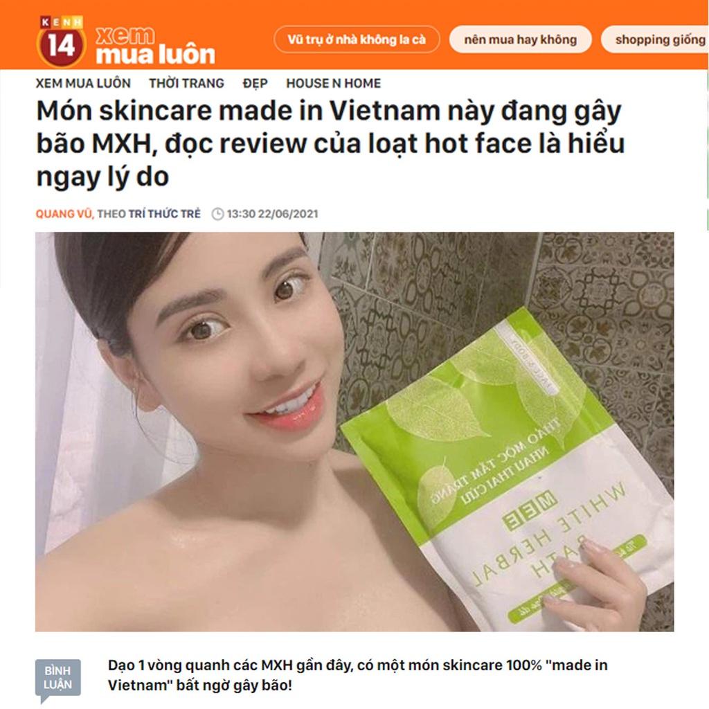 Tắm trắng thảo mộc nhau thai cừu - Dưỡng trắng, tắm trắng body từ thiên nhiên - Mee Natural