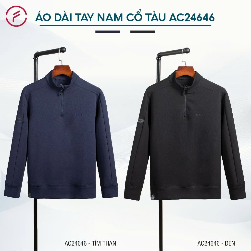 Áo Nỉ Thể Thao Nam Fasvin AC24646.HN Cổ Tàu Chất Vải Thun Cao Cấp Mềm Mại Thoải Mái