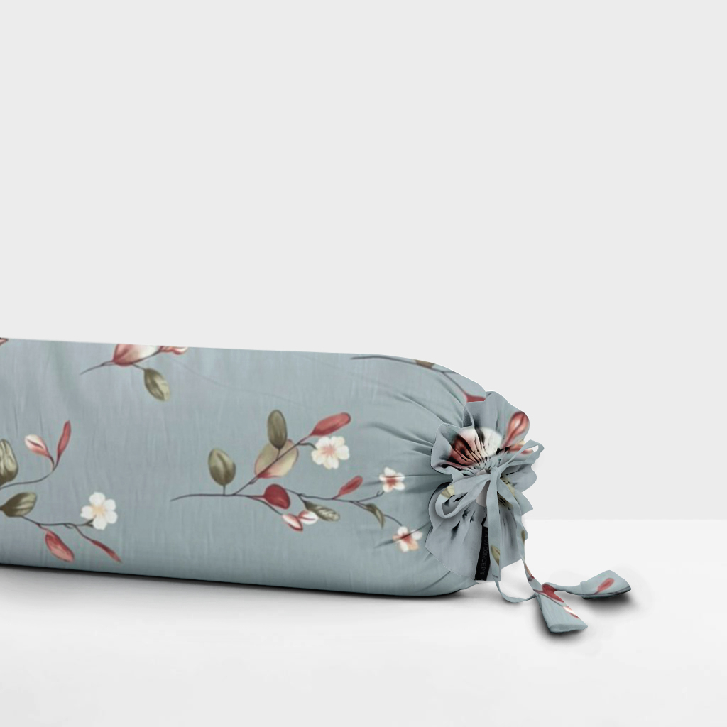 Vỏ Gối Ôm Cotton Satin Hàn Quốc Cao Cấp À Ơi Concept Hoạ Tiết Nhiều màu Dây kéo khoá Size 37x100 cm