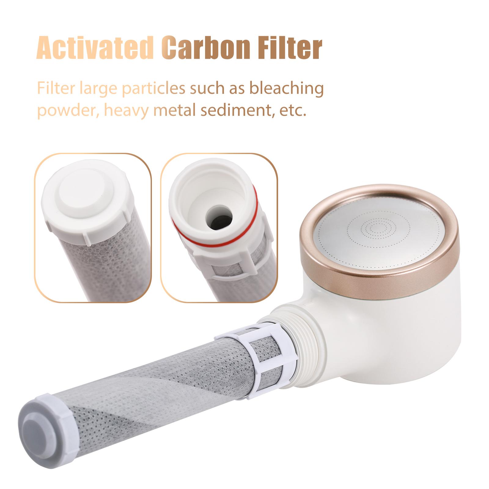 Bộ lọc nước đầu vòi hoa sen với chức năng thay thế vòi cũ, bảo vệ tóc loại bỏ tạp chất trong nước