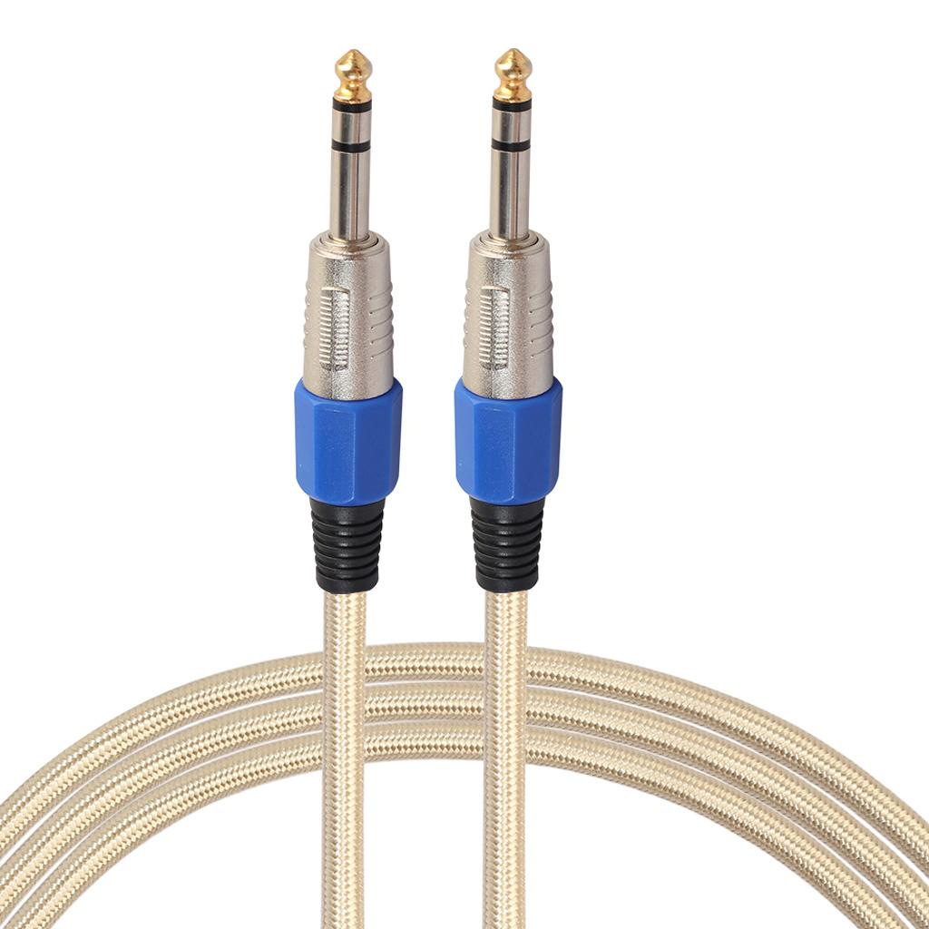 Auxiliary Audio Cable Audio Cable Aux Car Auxiliary Audio Cable 6.35mm Male-to-male Stereo Audio Cable