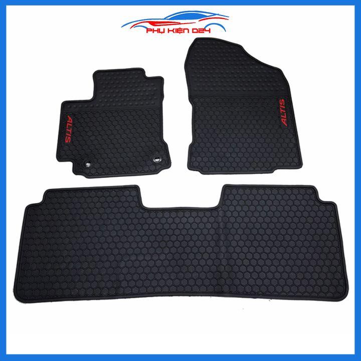 Lót sàn ô tô cao su Altis 2014-2015-2016-2017-2018-2019-2020-2021 không mùi chống trơn trượt