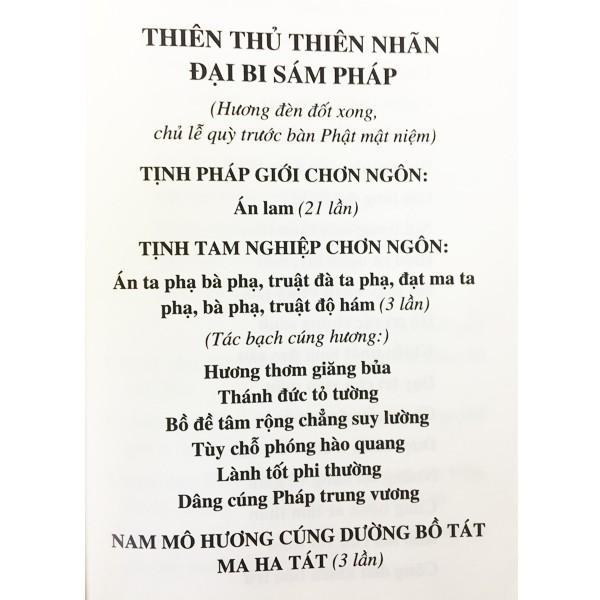 Sách - Kinh Đại Bi Sám Pháp, Đại Bi Tâm Đà Ra Ni - Tổ In Ấn Kinh Phật