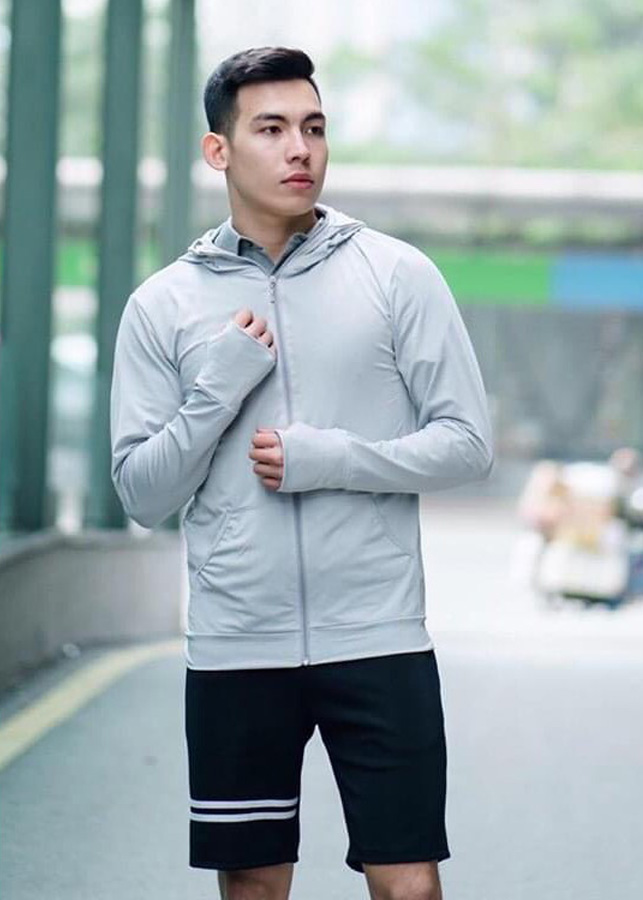 Áo Chống Nắng Nam Xám UVXAM99