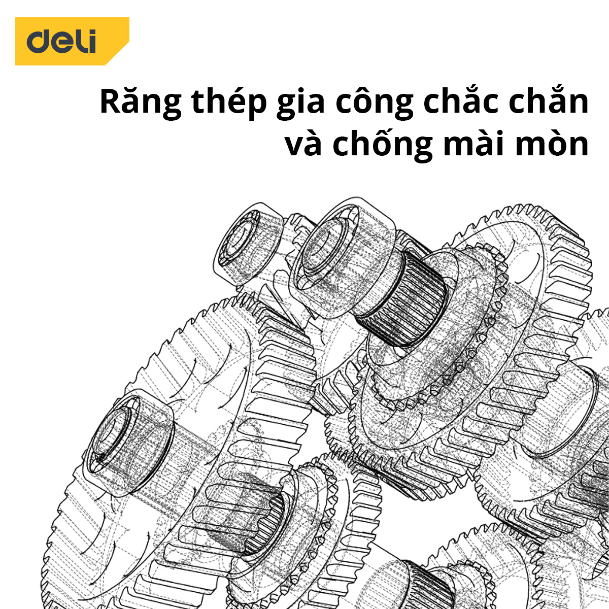 Máy Cắt Cầm Tay Mài Góc Deli Cao Cấp Chính Hãng - Công Suất 750W - Tốc Độ 11000 vòng/phút - An Toàn, Đa Dụng - DL96366