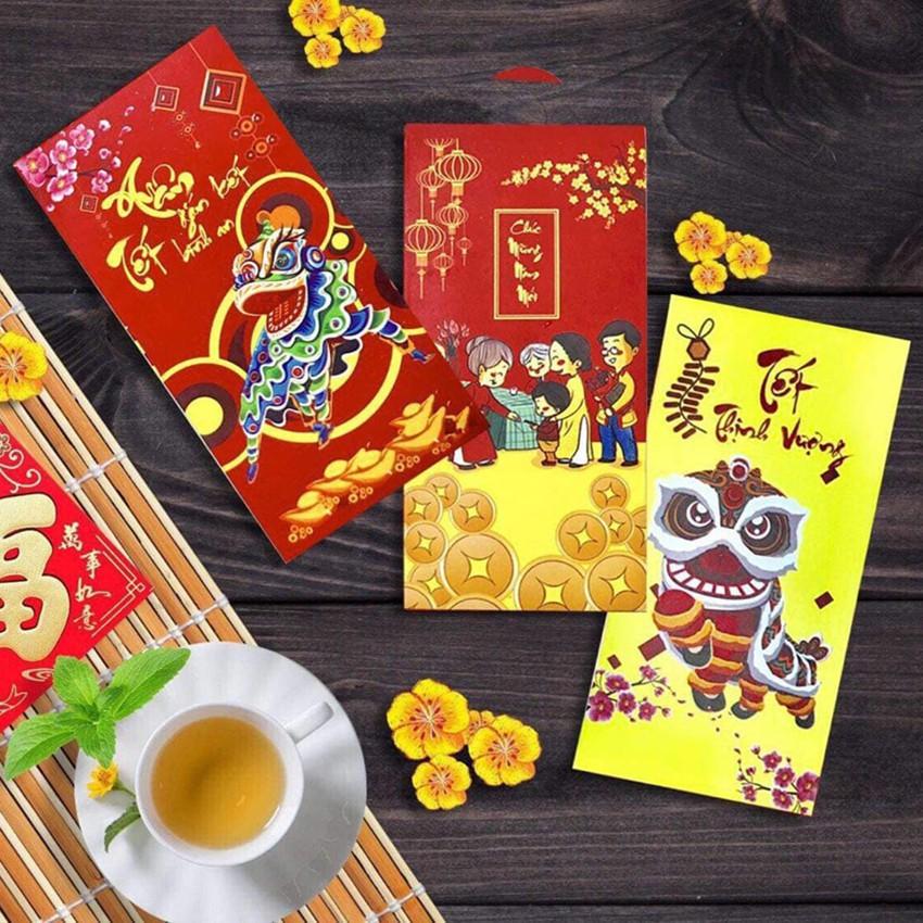 Bao lì xì tết giá rẻ (6 cái/ bịch)