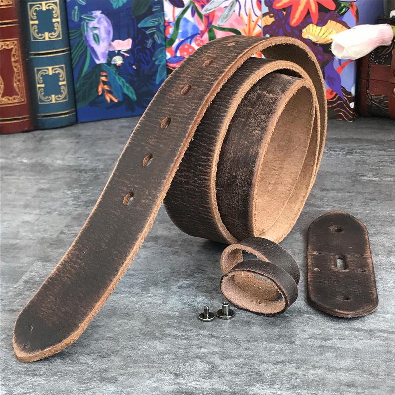 Chất Lượng Hàng Đầu Thắt Lưng Da Mà Không Khóa Thắt Lưng Nam Ceinture Homme Rọ Da Thật Nam Da Thắt Lưng Mà Không Khóa 105-125 Cm SP05