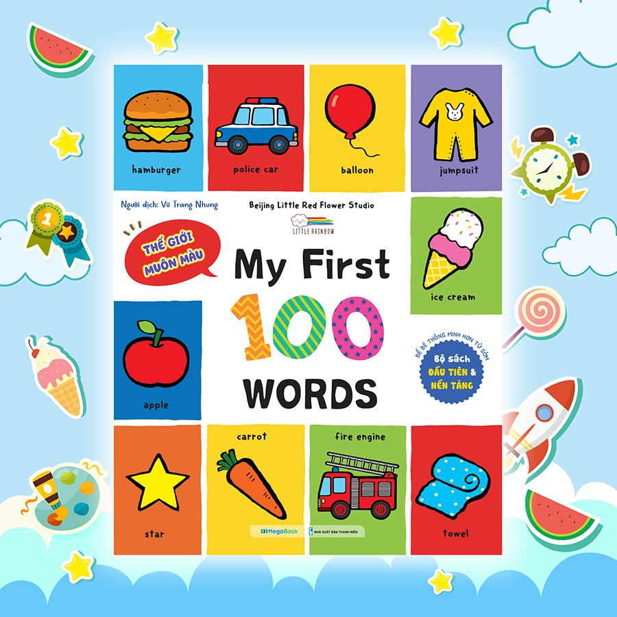 My First 100 Words - Sách Từ Vựng Đầu Đời Cho Bé