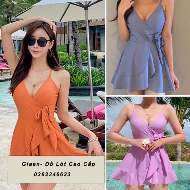 Bikini Váy Hàn Quốc bánh bèo buộc nơ xinh xắn
