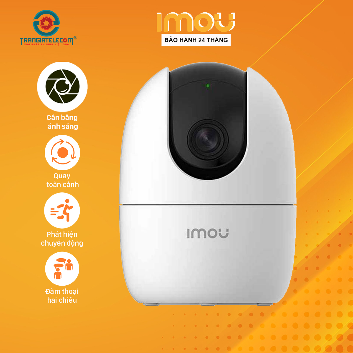 Hình ảnh Camera IMOU wifi A22EP 1080P 2M xoay 360 độ đàm thoại 2 chiều - Hàng chính hãng