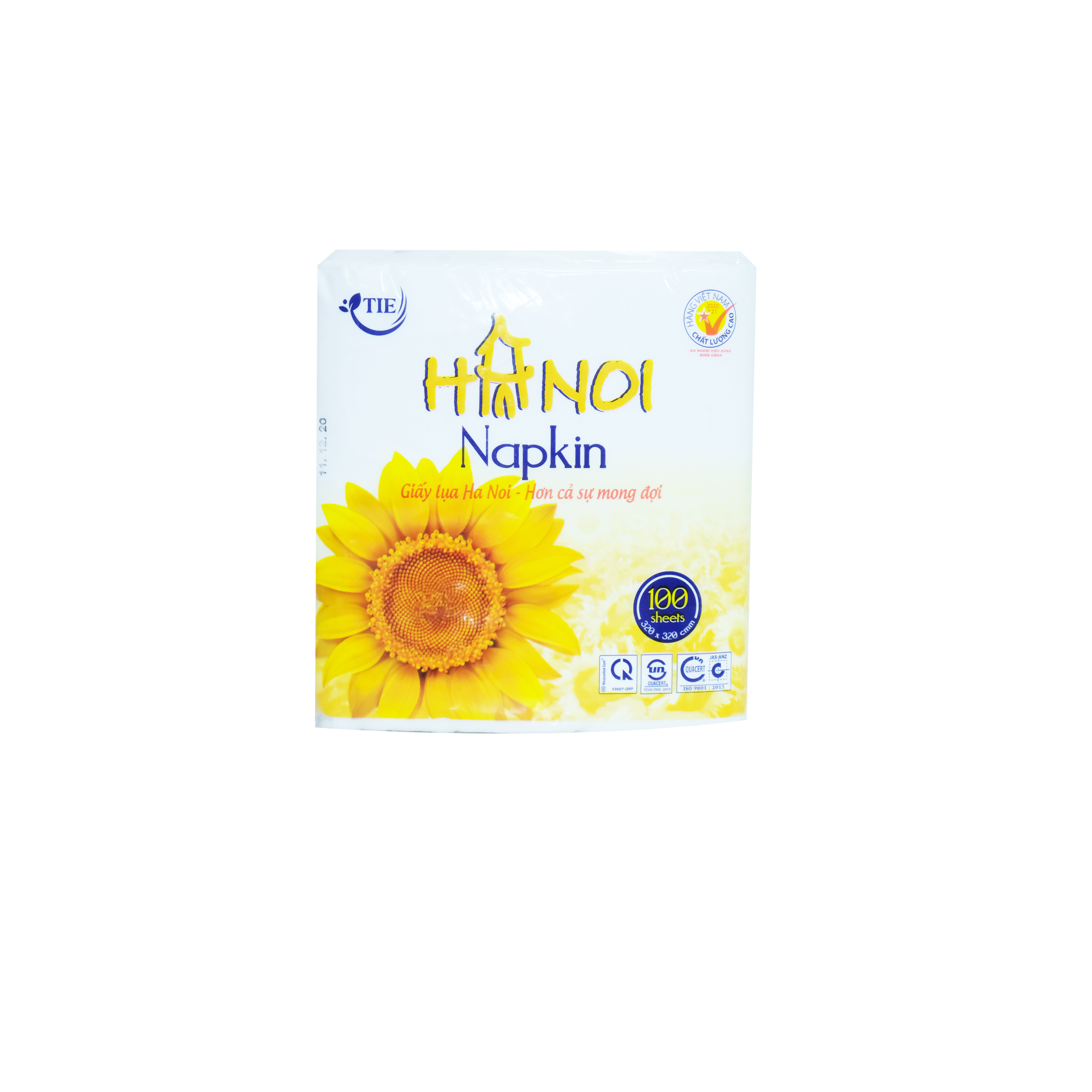 Combo 6 gói Khăn giấy ăn Napkin HÀ NỘI SILK 320