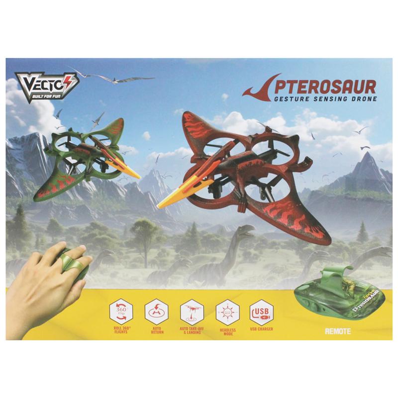 Hình ảnh Đồ Chơi Siêu Drone Điều Khiển Từ Xa Khủng Long Pterosaur - Vecto VTX78/RD - Màu Đỏ