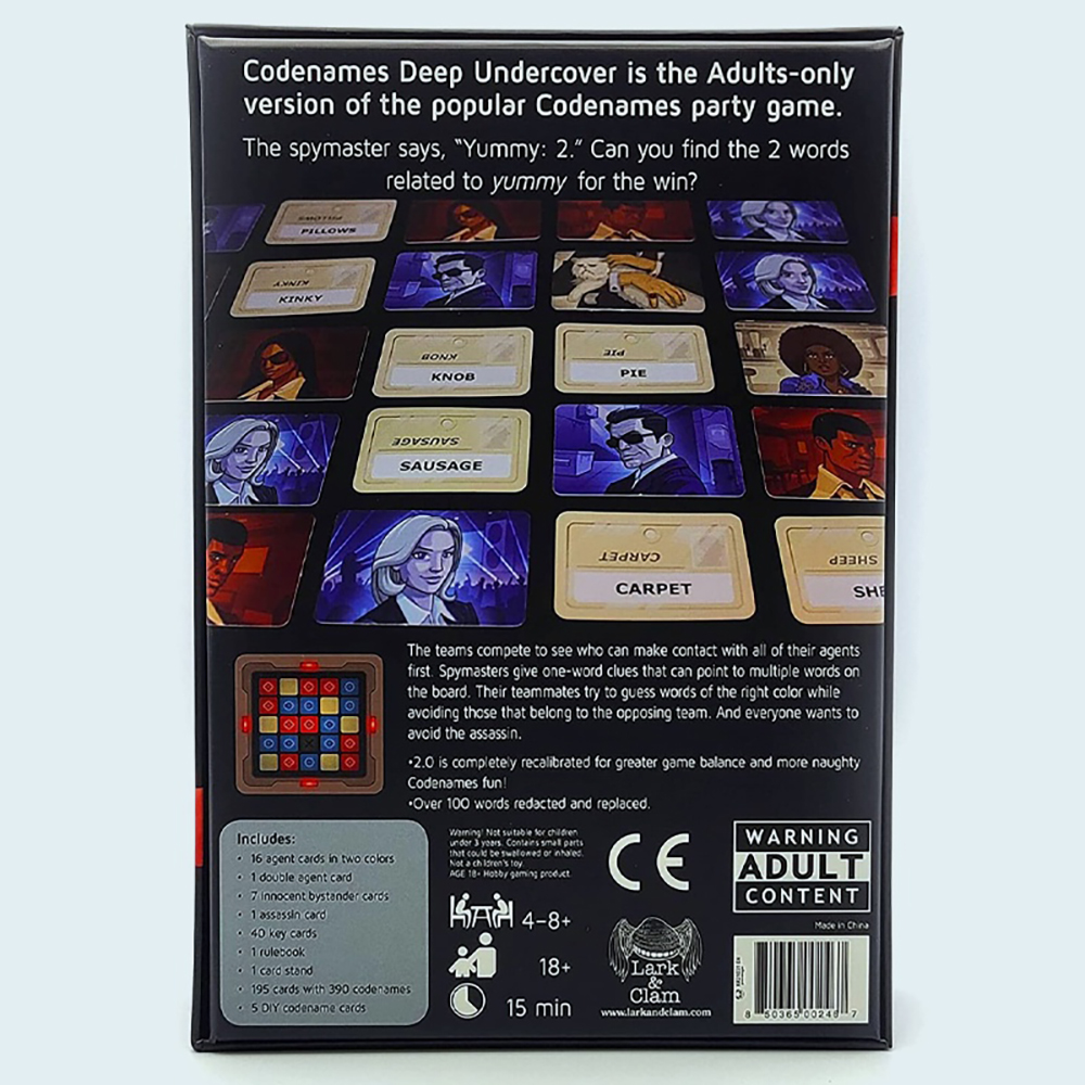 Board Game Codenames Phiên bản Deep Undercover 2.0