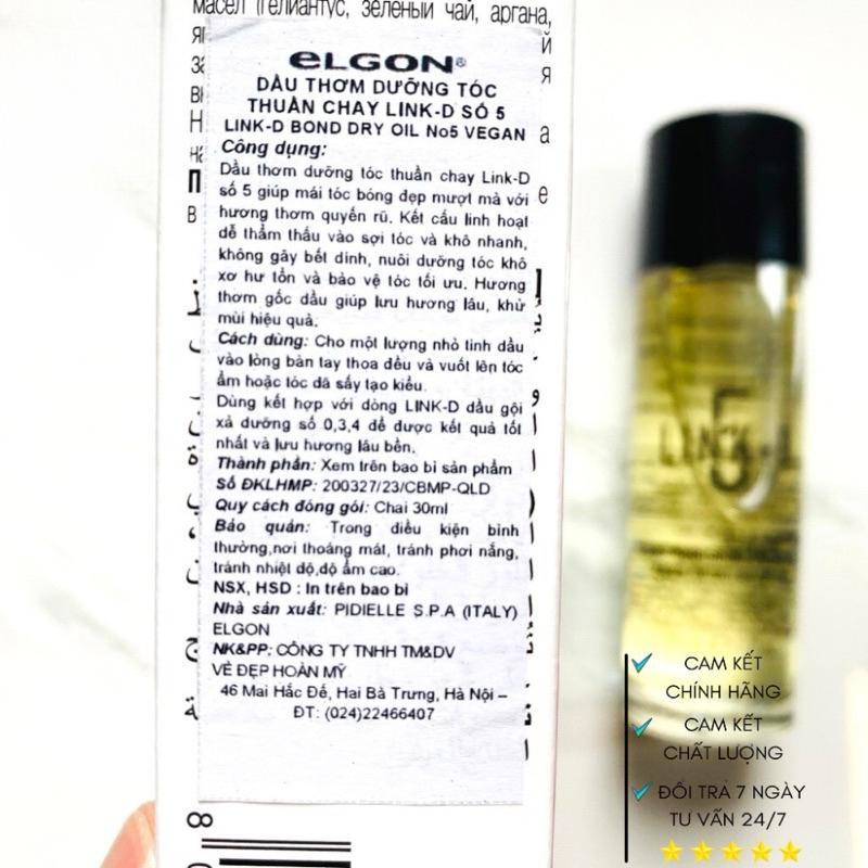 Tinh Dầu Dưỡng Tóc Elgon Thuần Chay Link-D Số 5