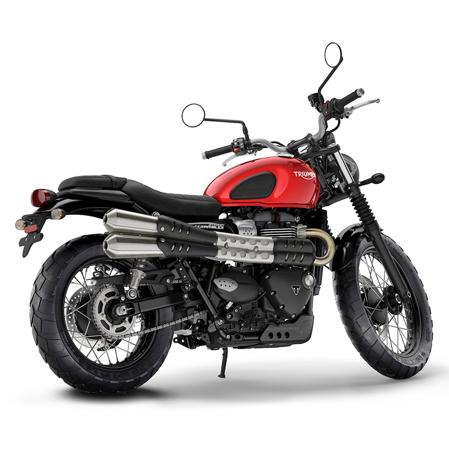 Xe Môtô Triumph Street Scrambler 900 - Đỏ Đô