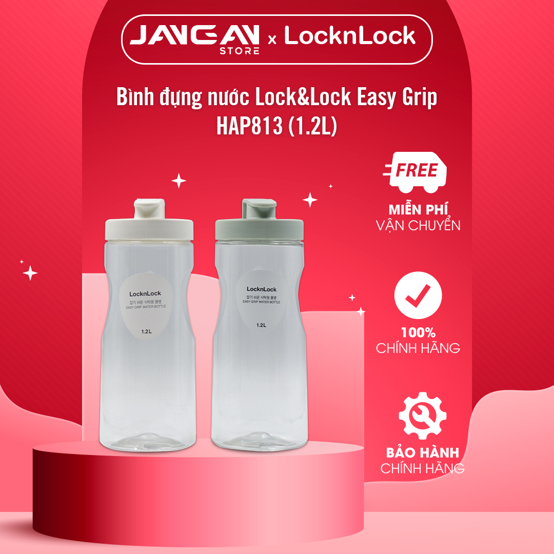 Bình Đựng Nước Lock&Lock Easy Grip Dung Tích 1.2L HAP813