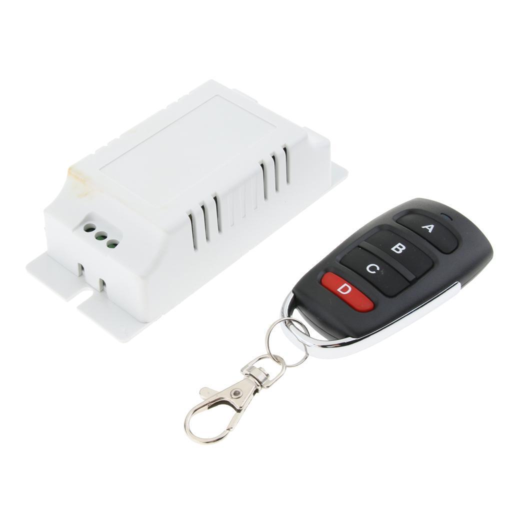 Universal Smart Wireless RF Remote Control Switch 4 Channel AC220V 100M