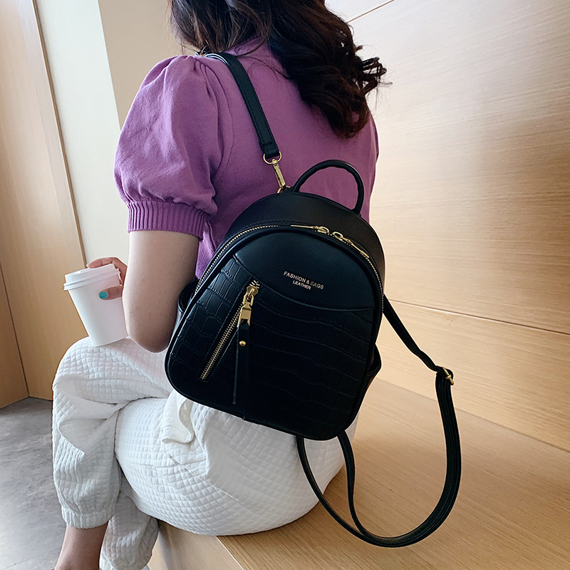 Balo nữ mini da đẹp chống nước hàng đẹp Vituni ba lô đi chơi đi học nhiều màu phong cách Hàn Quốc SP4017