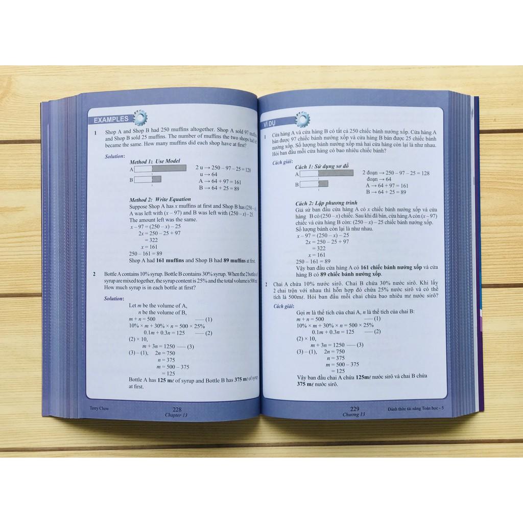 Sách đánh thức tài năng toán học 5, toán lớp 5, toán lớp 6 ( 11 -13 tuổi )