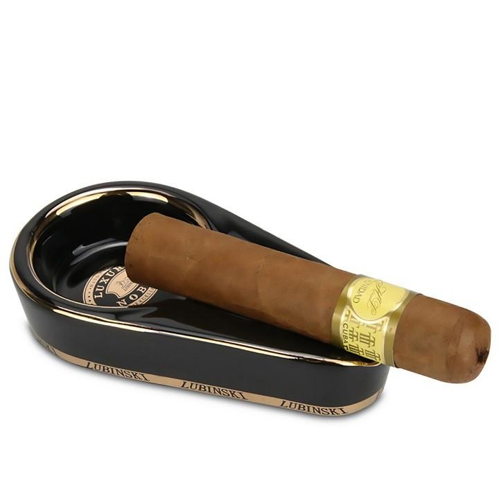 Gạt tàn xì gà Cohiba 1 điếu chất liệu sứ sang trọng