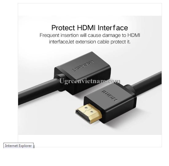 Cáp Nối Dài HDMI Dài 0.5M UGREEN 10140 - Hàng Chính Hãng