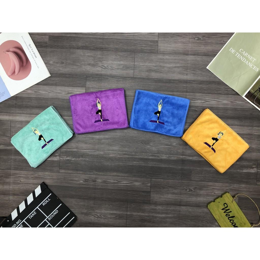 Khăn lau mồ hôi khi tập thể dục, Yoga, gym 100% Cotton,siêu thấm mồ hôi