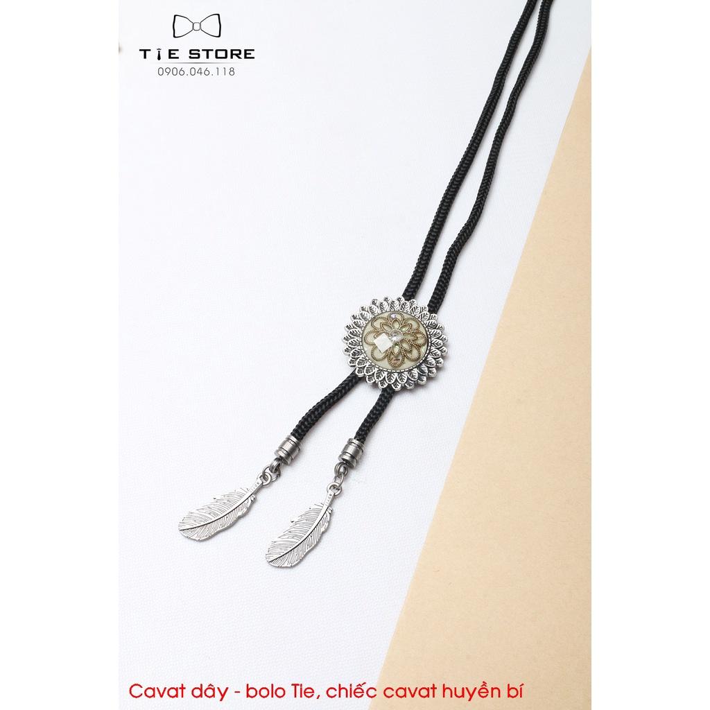 Bolo Tie chiếc cavat huyền bí - cavat dây bolo đính đá cao cấp tặng kèm hộp nhỏ