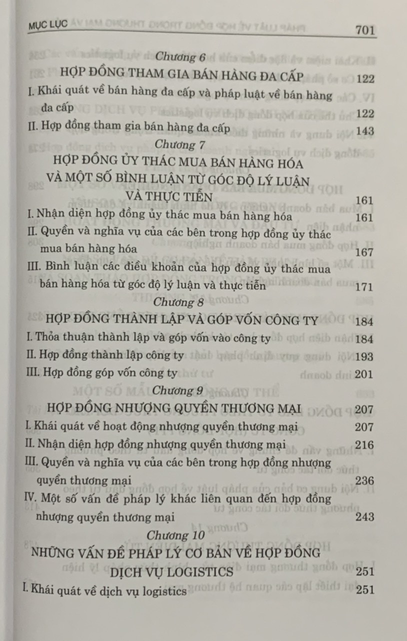 Pháp luật về hợp đồng trong thương mại và đầu tư